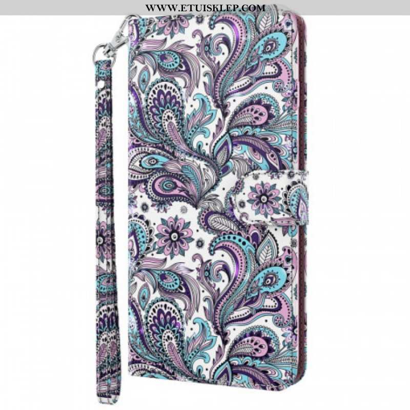 Etui Folio do Moto G51 5G Paisley